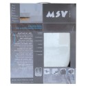Asiento WC CLÉO MDF Blanco - Bisagras Acero Inoxidable MSV