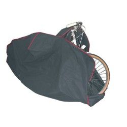 Set of 2 Waterproof Protective Bicycle Covers PVA Gray MSV