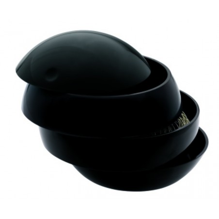 Organisateur de maquillage Box-Beauté BOWL Noir Spirella
