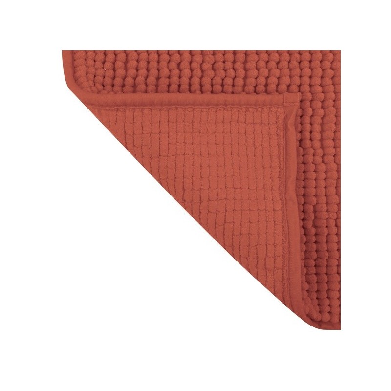 Microfiber bath mat CHENILLE 50x80cm Terracotta MSV