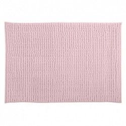 Alfombra de baño CHENILLE de microfibra 50x80cm Rosa pastel MSV