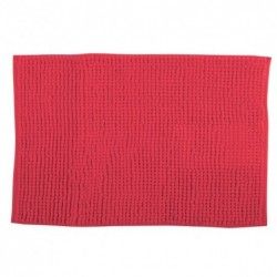 Microfiber bath mat CHENILLE 50x80cm Red MSV