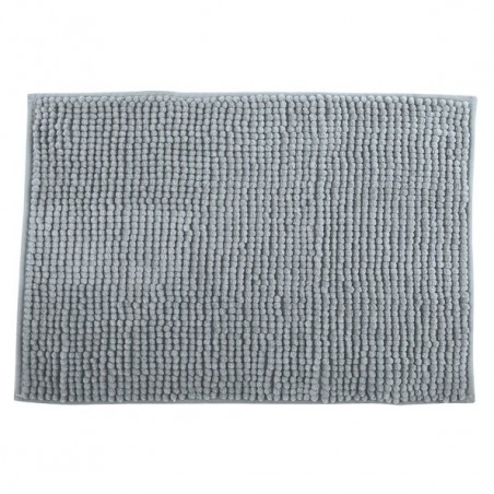 Tapis de bain Microfibre CHENILLE 50x80cm Gris Clair MSV