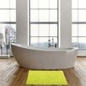 Lot de 2 Tapis de bain Microfibre CHENILLE 40x60cm & 60x90cm Vert pistache MSV