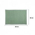 MSV 2er Set Badematte CHENILLE Mikrofaser 40x60cm Basil Green