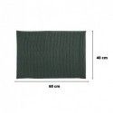 Set di 2 tappetini da bagno in microfibra CHENILLE 40x60cm Verde scuro MSV