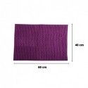 Lot de 2 tapis de bain CHENILLE 40x60cm Violet MSV