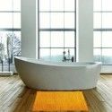 Set 2 tappetini da bagno CINIGLIA in microfibra 50x80cm Zafferano MSV