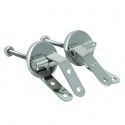 Toilet seat MDF CLÉO Lavender - stainless steel hinges MSV