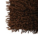 MSV Alfombra de baño de algodón 40x60cm Marrón