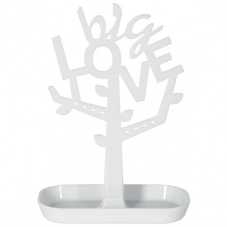Albero Portagioielli Acciaio SYDNEY Bianco Spirella