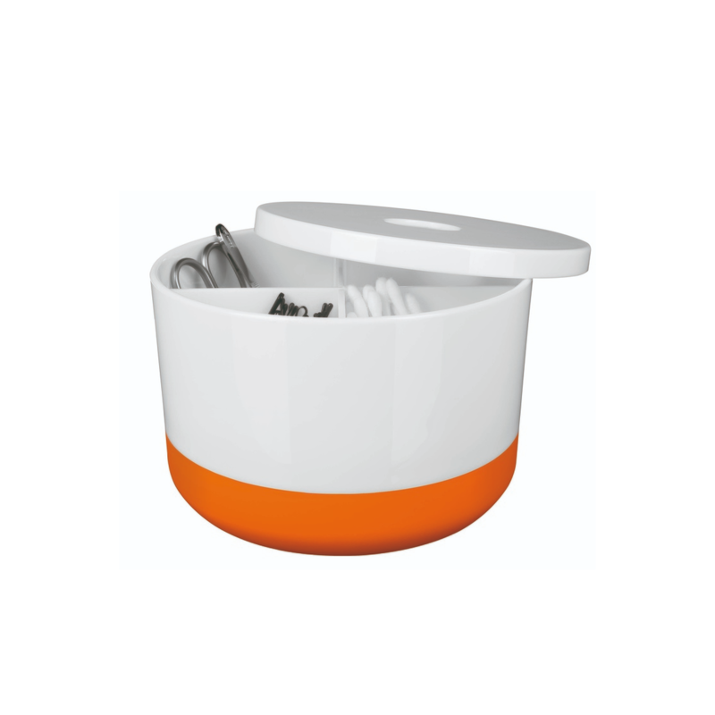 spirella Boite de rangement Multi-box PS MOJI Blanc & Orange Spirella
