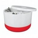 Boite de rangement Multi-box PS MOJI Blanc & Rouge Spirella
