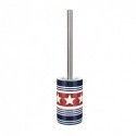 Toilet brush with holder WAINSCOTT Porcelain Spirella Stars Pattern