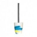 Brosse wc avec support Porcelaine CHROMOTOPIA Multicolor Spirella