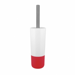 Escobillero con soporte PS MOJI Rojo Spirella