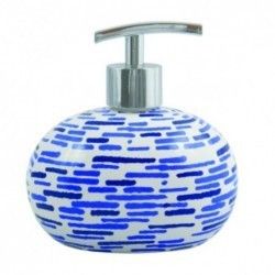 JAVA LOFT Dispensador de jabón cerámico azul oscuro MSV