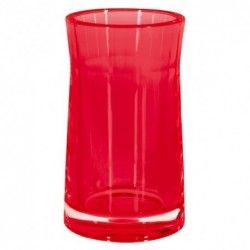 Vaso  transparente rojo SYDNEY Spirella