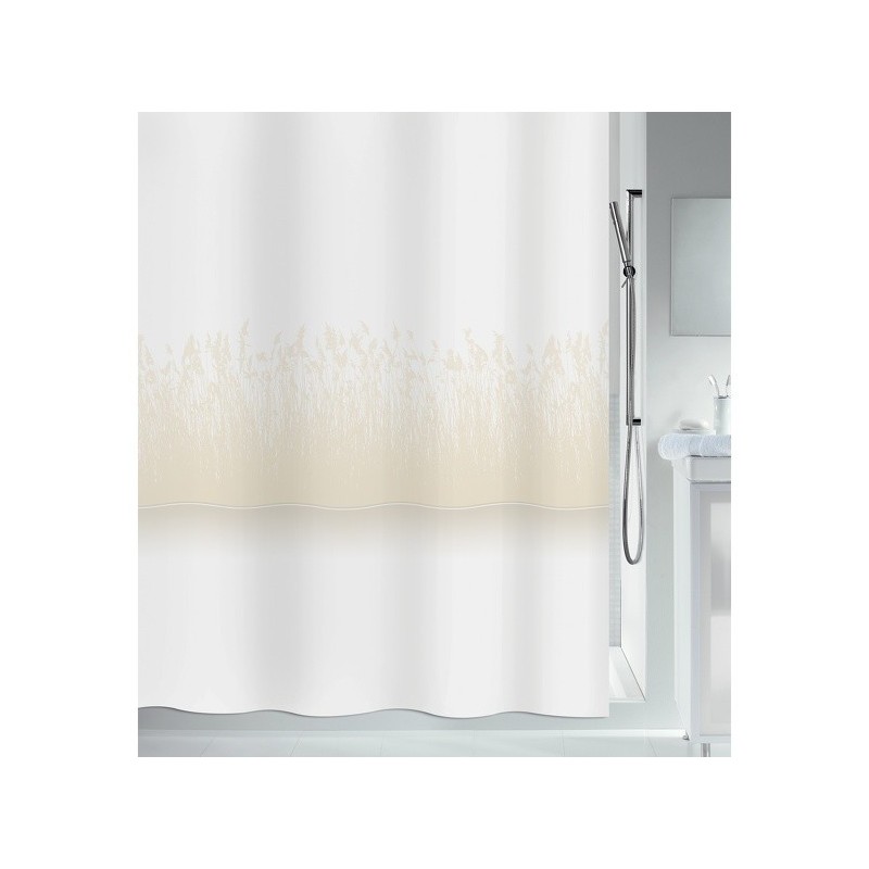 spirella Rideau de douche Polyester ROSEAUX 240x180cm Beige Spirella