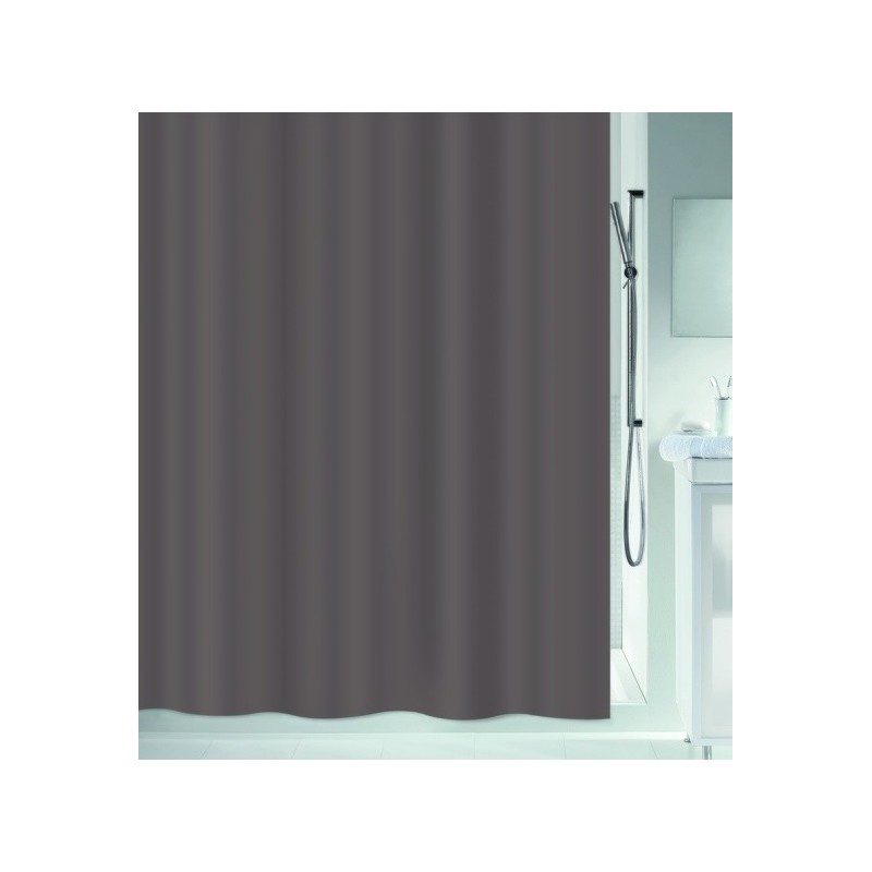 Polyester Shower curtain ATLAS 180x200cm Taupe Spirella