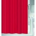 Spirelle Rideau de douche Polyester ATLAS 180x200cm Rouge Spirella