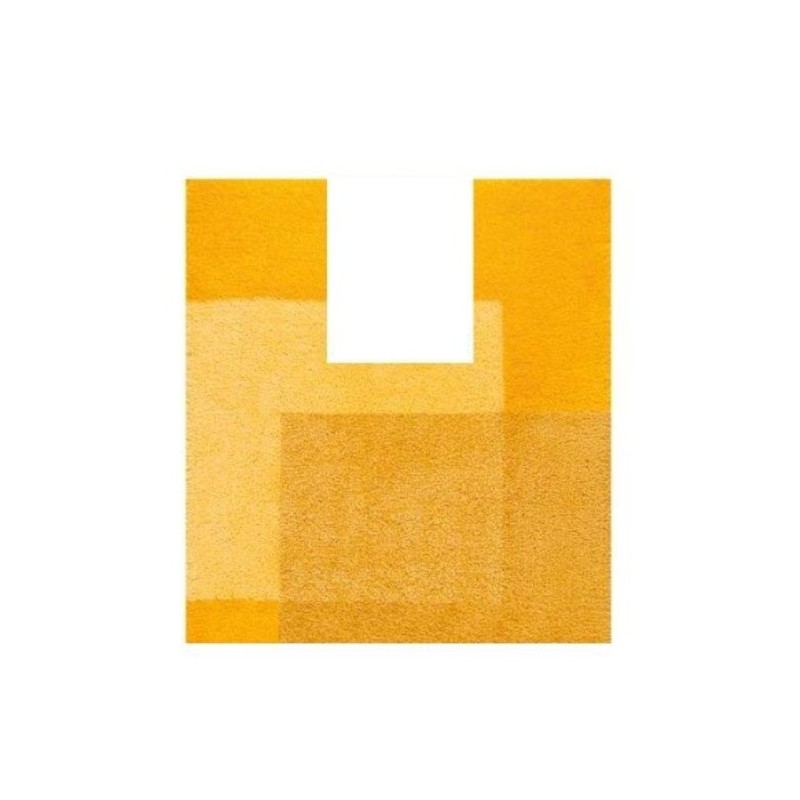 Alfombra de baño CROSSOVER 55x55cm Amarillo Spirella