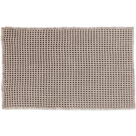 Polyester bath mat WAFFLE 50x80cm Beige MSV