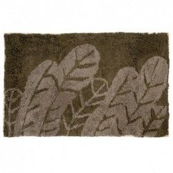 Cotton bath mat FEATHER 50x80cm Brown MSV