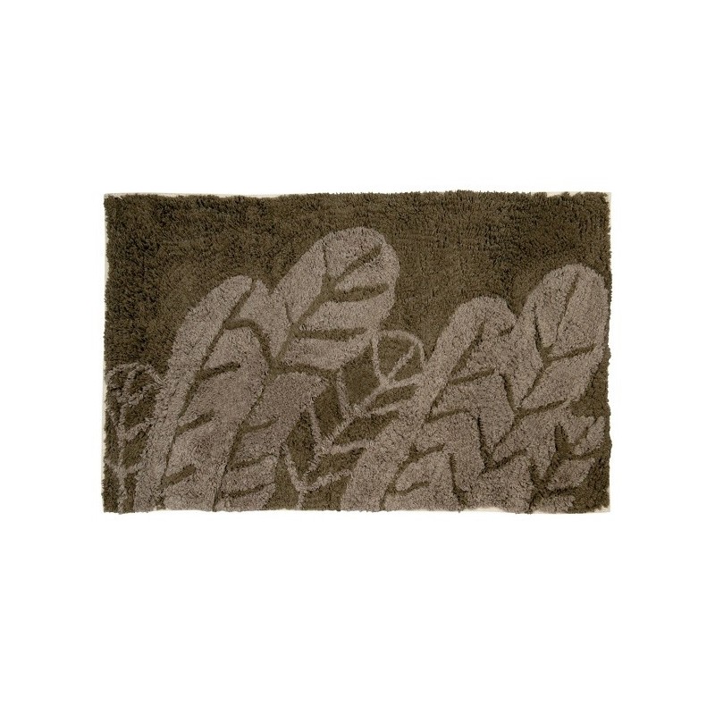 Cotton bath mat FEATHER 50x80cm Brown MSV
