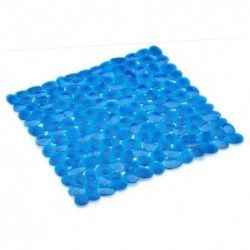 Spirella Tapis fond de baignoire PEBBLE CLEAR-BLUE 54x54cm