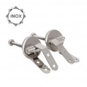 Abattant wc MDF Cardiff Gris - Charnières Inox MSV