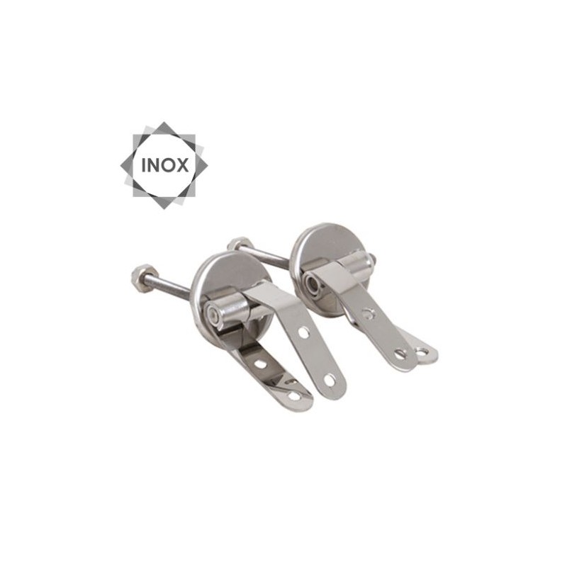 Tapa de inodoro MDF Gris Cardiff - Bisagras acero inoxidable MSV