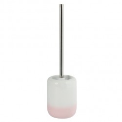 Scopino WC con supporto in ceramica SUGAR Rosa Pastello MSV