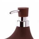 Dispenser sapone e porta spugna in ceramica MARBELLA Cioccolato MSV
