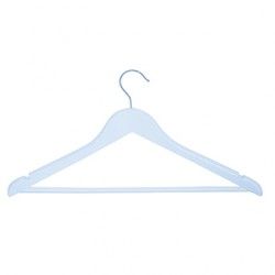 MSV Lot de 36 cintres en Bois Blanc