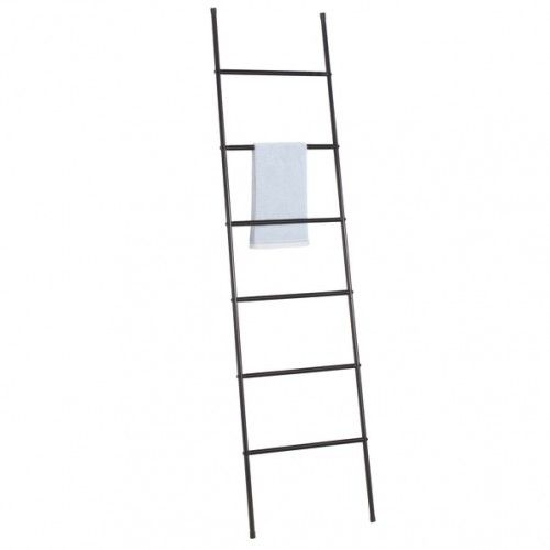 PORTE-SERVIETTES EN METAL JAYDEN 6 NIVEAUX NOIR