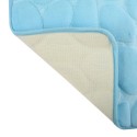 Tapis de bain Microfibre PEBBLE 50x80cm Bleu Clair MSV