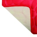 Alfombra de baño microfibra PEBBLE 40x60cm Rojo MSV