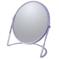Miroir grossissant sur pied Acier AKIRA Lavande Spirella