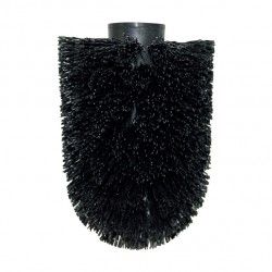 Tête de brosse wc de rechange 72mm Noir Spirella