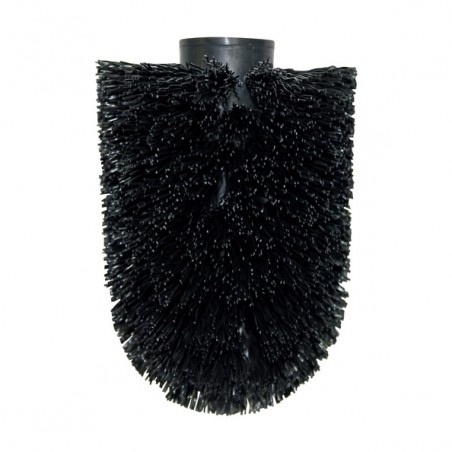 Tête de brosse wc de rechange 72mm Noir Spirella