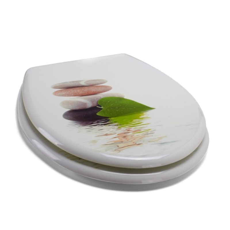 Toilet seat MDF Lingga stainless steel hinges MSV