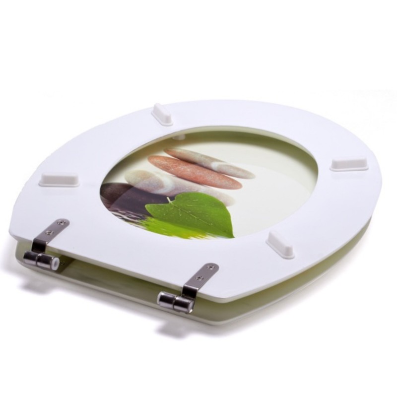 MSV Abattant Wc MDF Lingga - Charnières Inox
