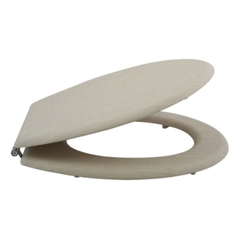Sedile WC MDF LINZ Blu - Cerniere MSV in acciaio inox