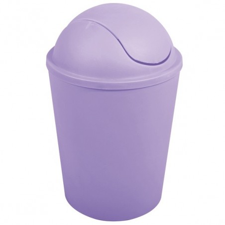MSV Poubelle à  bascule de salle de bain PP AKO 5,5L Lavande