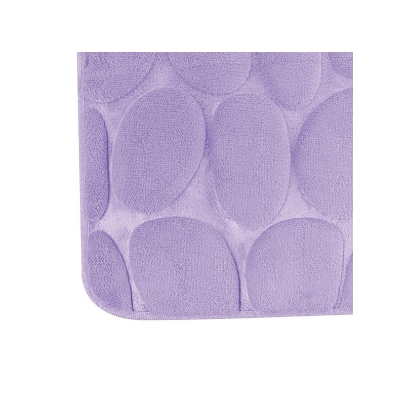Tapis de bain Microfibre PEBBLE 40x60cm Lavande MSV