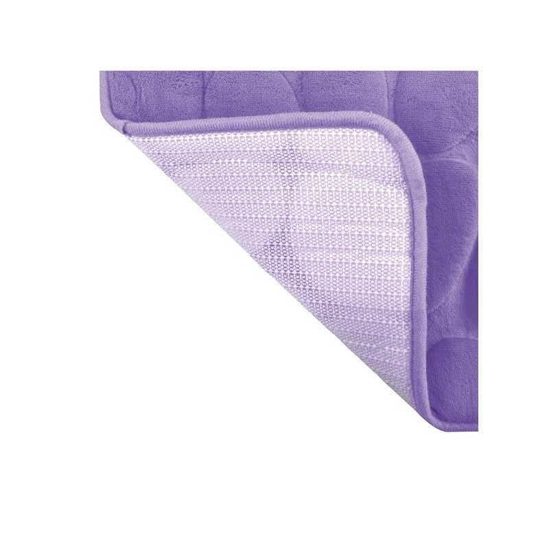 MSV Badematte PEBBLE Mikrofaser 40x60cm Lavendel