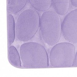 Microfiber bath mat PEBBLE 50x80cm Lavender MSV