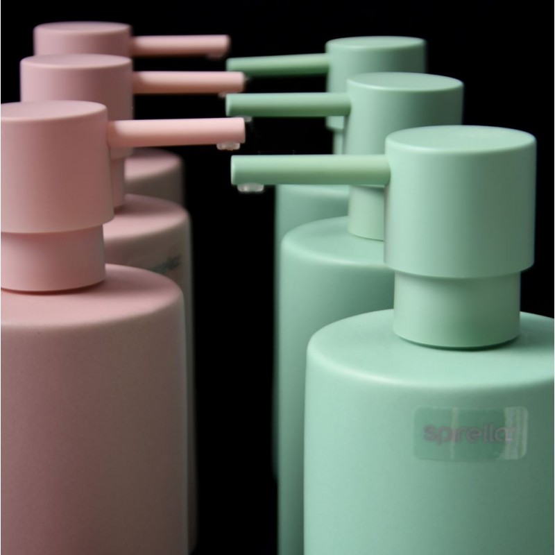 Dispenser sapone ceramica TUBE-MATT rosa opaco Spirella