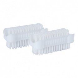 Juego de 2 cepillos de limpieza  blancos MSV